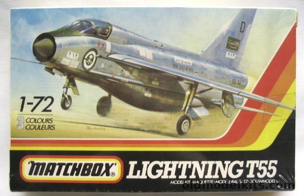 Matchbox 1/72 BAC Lightning T55 Kuwait or Royal Saudi Air Force, PK-126 plastic model kit